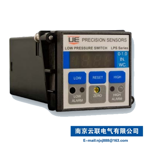 UE LPS & EASY CAL 低压力开关监控器，可测量压差，带独立式高低限位报警装置